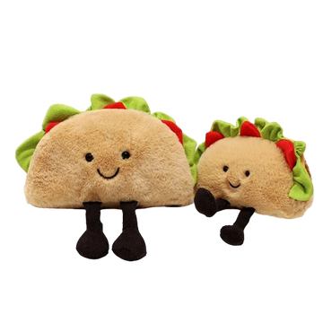 Taco Plush Toy - Soft Pillow Cushion Gift