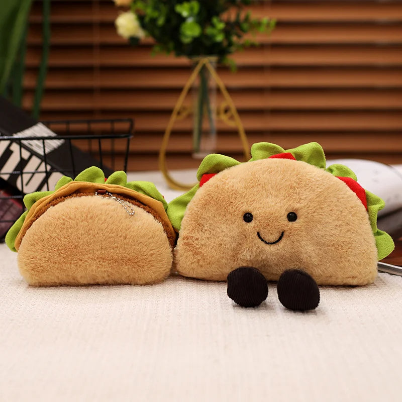 Taco Plush Toy - Soft Pillow Cushion Gift