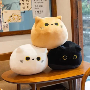 3 Colors - Soft Big Fluffy Cat Pillow Plushies (Fundraise)